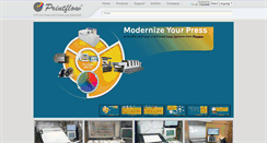 Desktop Screenshot of printflow.eu