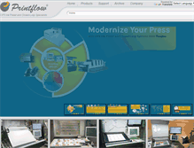 Tablet Screenshot of printflow.eu